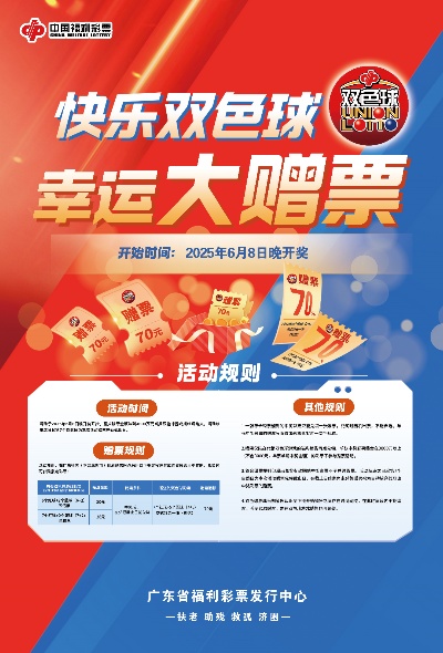 4800万元！广东福彩双色球赠票活动6月8日开启